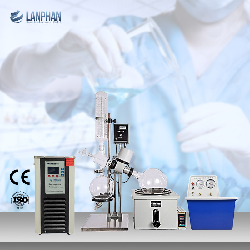Испаритель лаборатории масштаба лаборатории роторный для опытного завода 5L