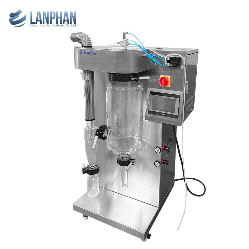 Mini Lab 2l Стеклянный спрейный сушильщик для приготовления молочного аромата порошка фруктового сока порошок