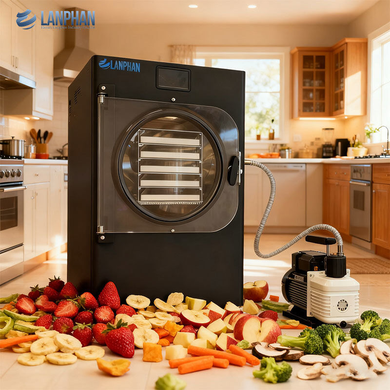 5-х лотках малых размеров нержавеющей стали морозильной сушильщик с насосом для масла для кондитерских продуктов