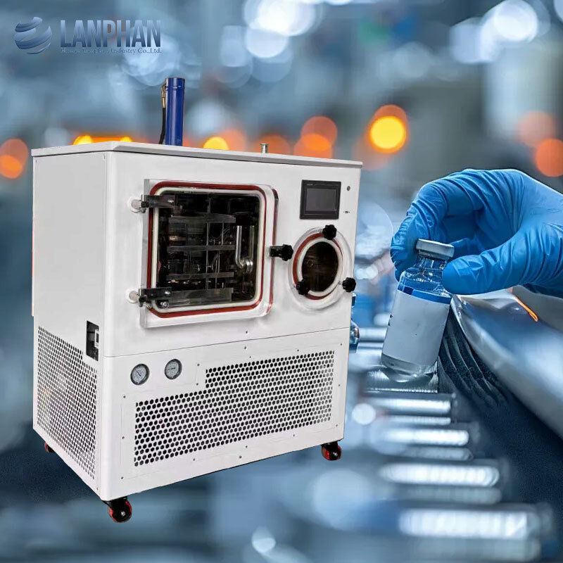 Пилотная вакуумная сублимационная сушилка для лабораторий площадью 0,3 м2 для флаконов с вакцинами и реагентами