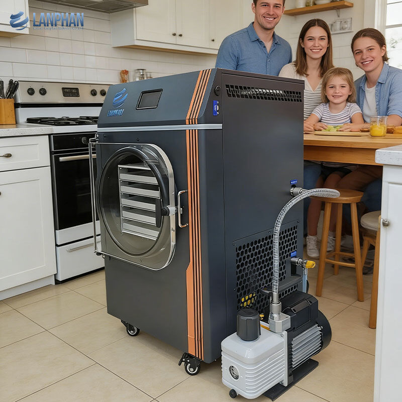 Умная мини-сублимационная сушилка с вакуумным насосом, энергоэффективный лиофилизатор для домашнего использования