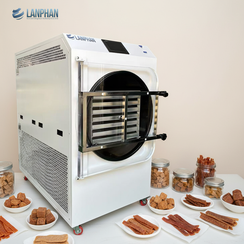 Automatic 40kg/batch Vacuum Freeze Dryer with 14 Trays for Industrial Food Processing