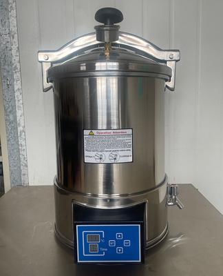 машина AC220V стерилизатора вакуума пара давления автоклава 18L 24L высокая