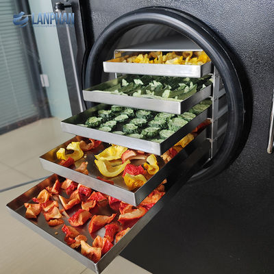 Сушилка для заморозки для домашнего использования, переносная, 5 лотков, управление по Wi-Fi